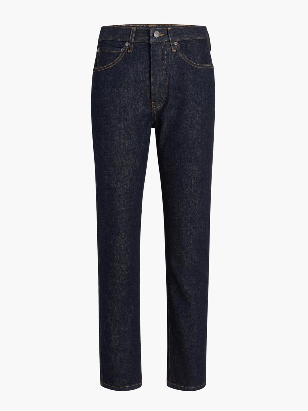 KHAITE Finley Benson Mid Rise Rigid Indigo Jeans Size 25